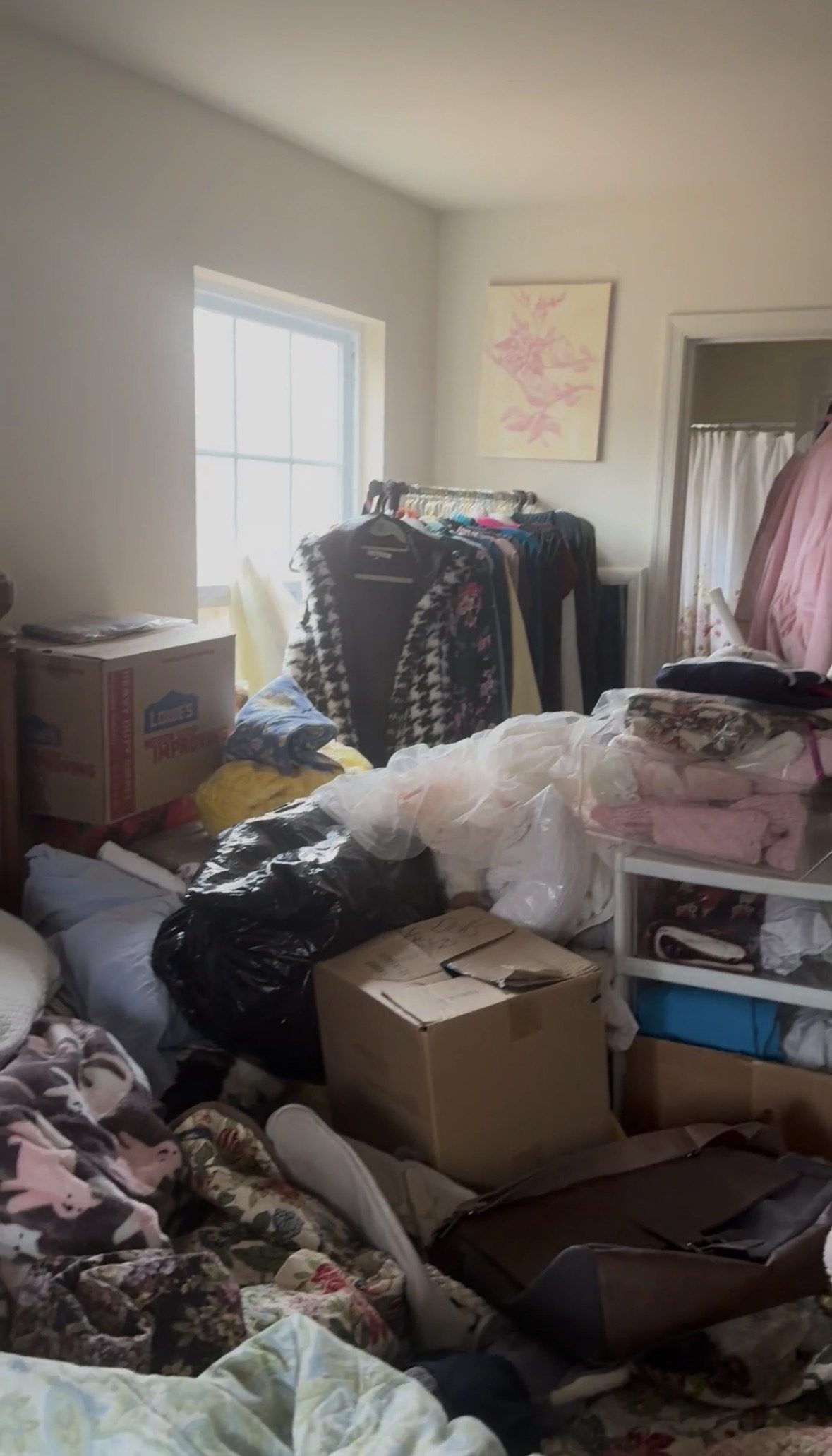 Hoarding cleanout bedroom Charlottesville VA — Charlottesville VA — Albemarle Moving