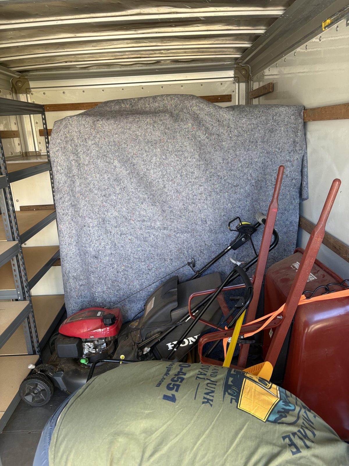 Moving truck loaded Charlottesville VA